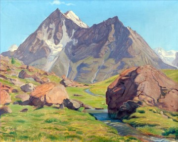 Landscapes Painting - mount landscape impressionism